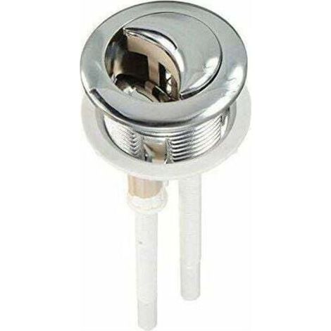 38 Mm Bouton Poussoir Double Pour Chasse D'Eau Wc Chromé Haute Pression De Pompage Accessoires Pour Toilettes Closes Tool Outils Professionnels (1/5)