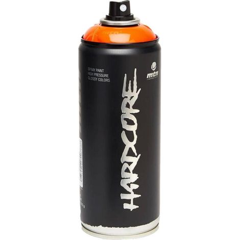 Montana Hardcore bomboletta di vernice gialla media 400 ml