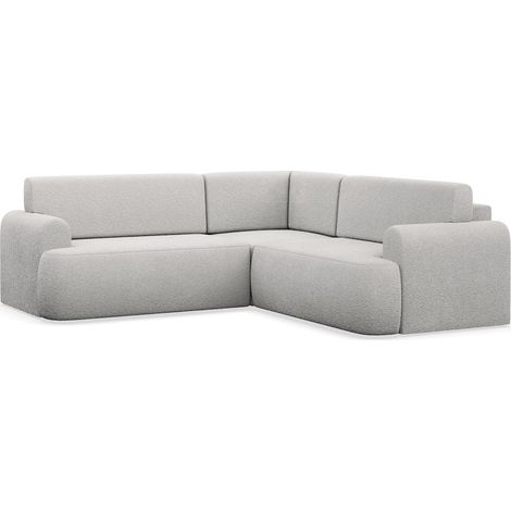 Kaveo - L-Form Eckschlafsofa mit Bettkasten, grüner Cord universell mit Eckelement (1/5)