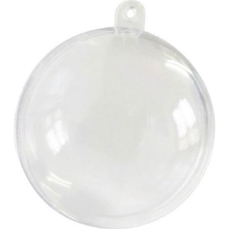 Lot de 10 - Aueq - boîtes à dragées transparentes / contenants boules transparentes multifonction 5 cm (1/4)