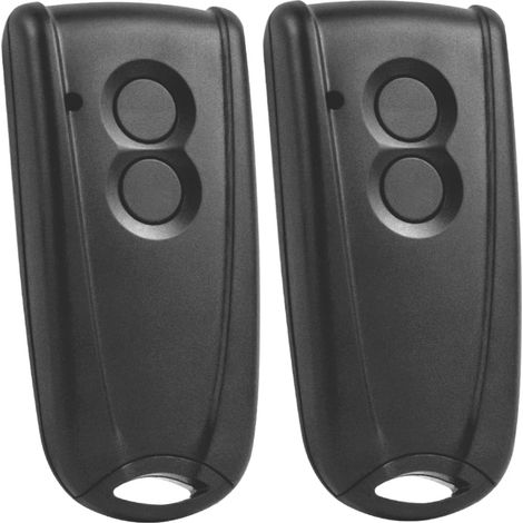 Telecomando per porta da garage EcosRSC433 433 MHz, sostitutivo per Ecostar AGS RCS433, compatibile con modelli Rolling Code da 433 MHz - Confezione da 2