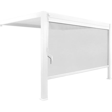 sweeek - Bioklimatische Wand Pergola Triomphe 4x3m + 1 Markise 4m (1/5)