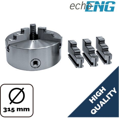 Mandrino per Tornio 315mm Autocentrante a 3+3 Griffe - MA AC M331 - echoENG (1/2)