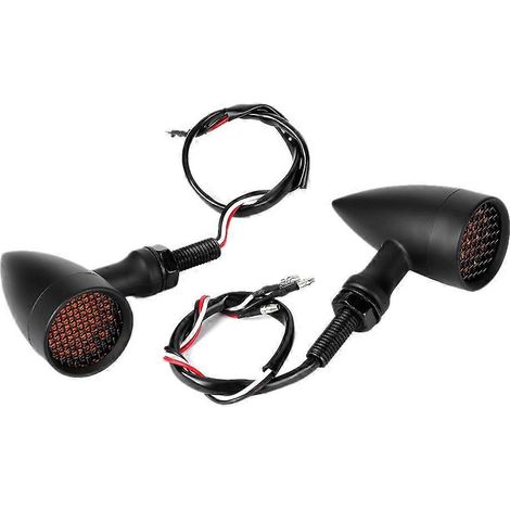 Feu stop et clignotant LED style rétro pour moto Honda (1/4)