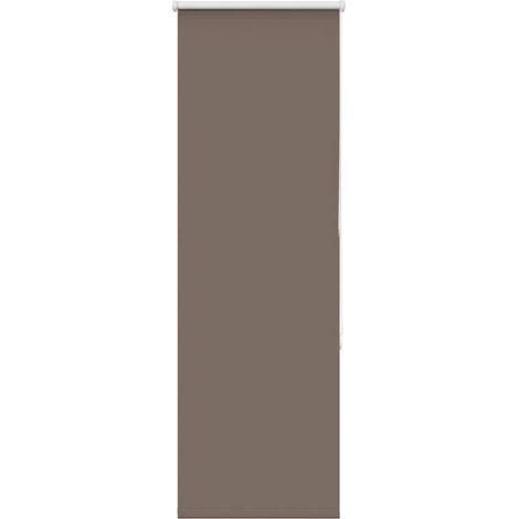 Store enrouleur occultant café 40x175cm largeur du tissu 35,7cm