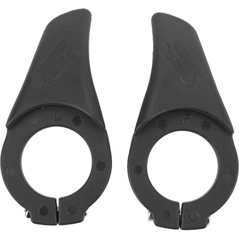 1 paire de repose-pouces de guidon résistants à l'usure, pour VTT, noirs (1/5)
