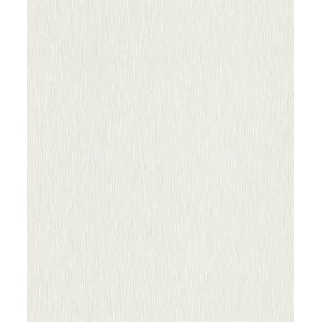 Rasch Vliestapete 809008 Tapetenwechsel uni weiß 10,05 x 0,53 m Tapeten (1/3)