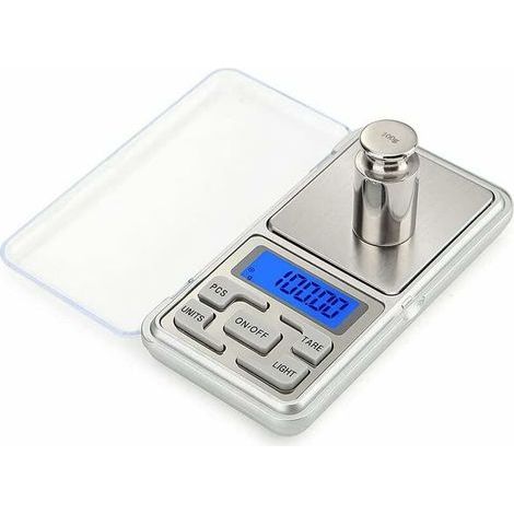 Digital scale, 200 g / 0.01 g Professional precision scale / Letter scale / Balance / Pocket scale, very precise, professional by wake-up-easy, pocket size, 500 g - 0.1 g (1/5)