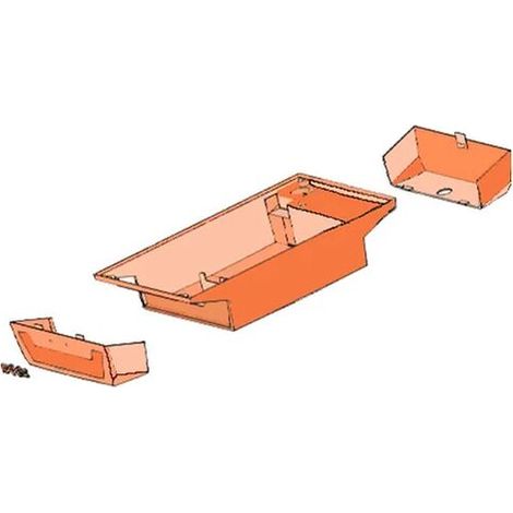 pièce détachée corps complet d600/1000 avec bouton 392004