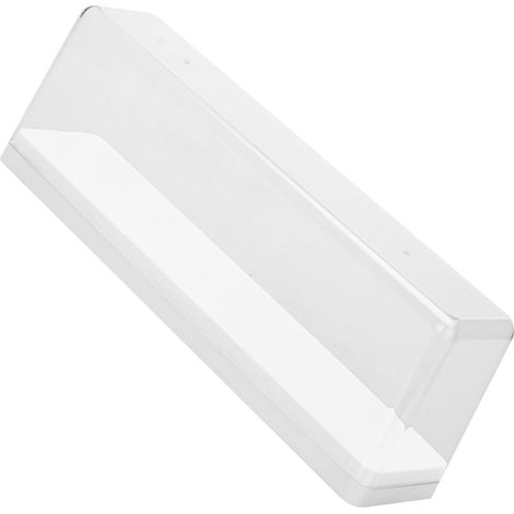 Aufbewahrungsbox für Figuren, transparente Vitrine für Überraschungsfiguren, Pop Mart Vitrine für einzelne Figuren, staubdichter Deckel, antihaftbeschichtet, weiß (1/5)