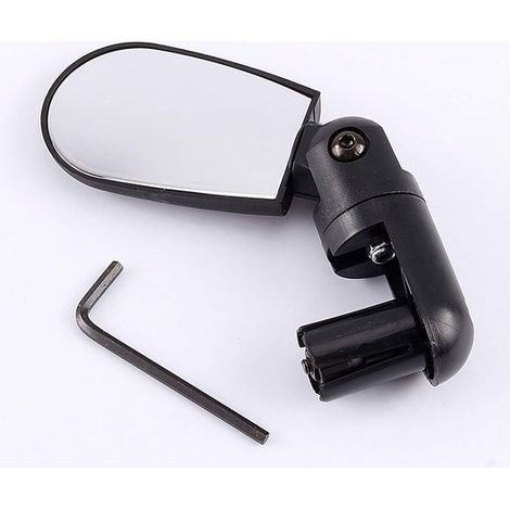 Espejo retrovisor para bicicleta - Flexible - Ajustable - Negro (1/5)