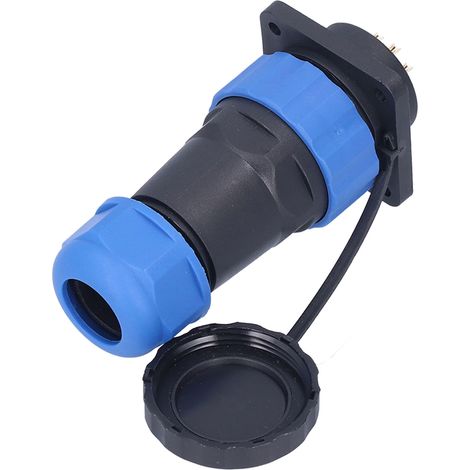 IP68 wasserdichter elektrischer Steckverbinder, 4-poliger quadratischer Luftfahrtstecker (weiblich), 380 V 10 A SP289 (1/5)