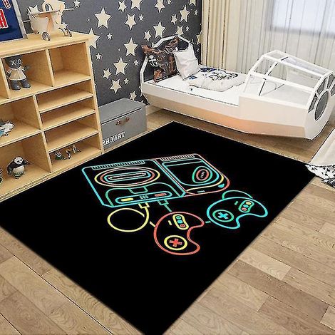 Rutschfeste Fußmatten für Gamecontroller, Türvorleger, Teppiche für Schlafzimmer, drinnen und draußen, Spielmatten für Kinder, mehrfarbig, Größe Jying-60x90cm-Style 12 (1/5)
