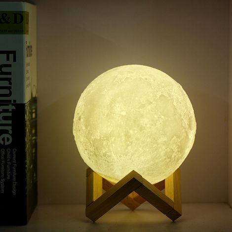 Lampe tactile Bluetooth sans fil 7 couleurs avec haut-parleur clair de lune et lecteur Coran (1/5)