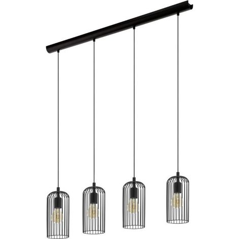 Lampe suspendue table à manger Roccamena 1 Lampe à fil 4 lumières - 43689 (1/5)