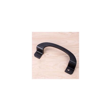 Poignée de porte coulissante en aluminium noir Sunny pour balcon, salle de bain et cuisine (1/5)