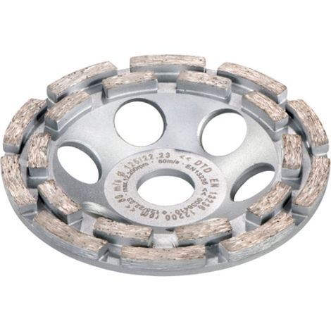 Muela copa diamantada Metabo 125 mm doble recubrimiento