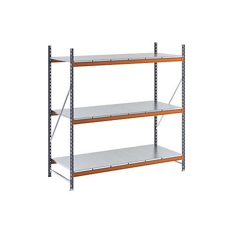 kaiserkraft Scaffale a ripiani lunghi portata campata 1600 kg