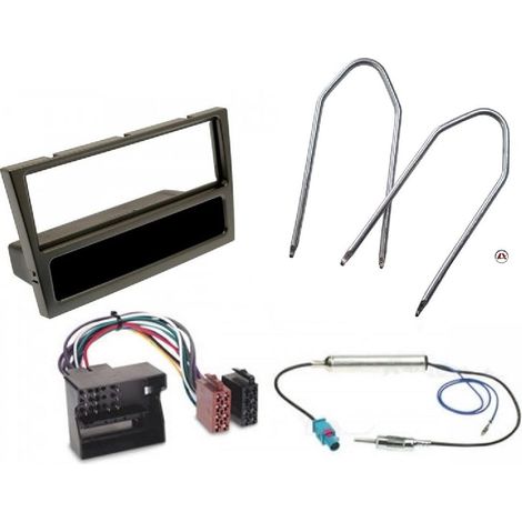Kit Installation Autoradio compatible avec Opel Corsa C Tigra - Anthracite