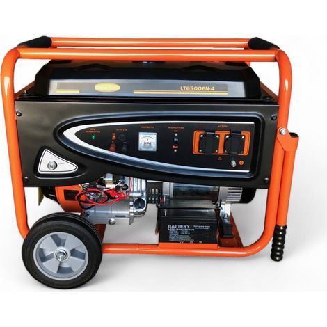Gruppo elettrogeno generatore di corrente motore 4 tempi a benzina 5500 watt accensione elettronica (1/3)