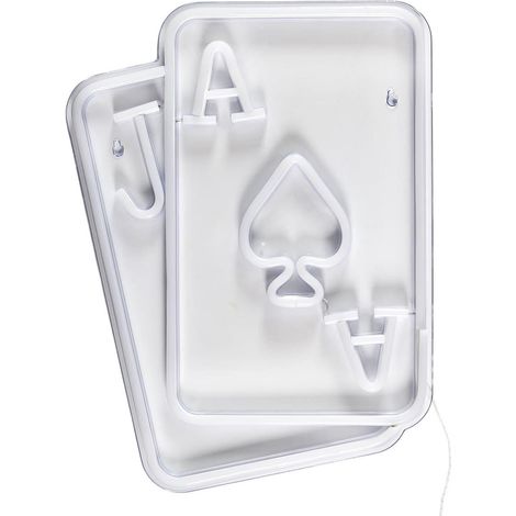 Lampe led effet néon mural carte de jeu avec port USB (1/3)