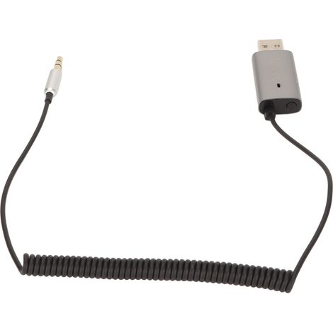 Adaptateur Bluetooth 5.1 pour voiture, prise auxiliaire USB vers jack 3,5 mm, récepteur Bluetooth pour voiture, chaîne hi-fi, casque et haut-parleur. (1/4)