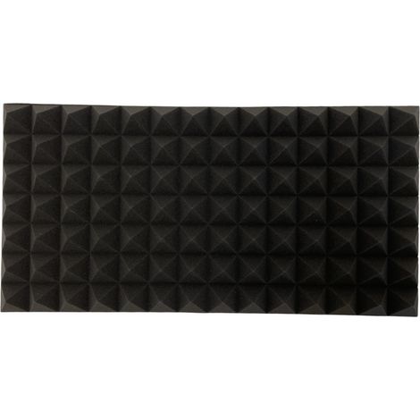 Pannelli Piramidali 7 Cm  100x50x7 Cm - Ignifughi   fonoassorbenti insonorizzanti piramidale per correzione audio in poliuretano isolamento acustico dj (1/5)