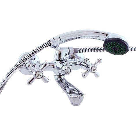 Mitigeur salle de bain RAV SLEZÁK Morava avec garniture de douche 100 mm chrome MK154.0/1