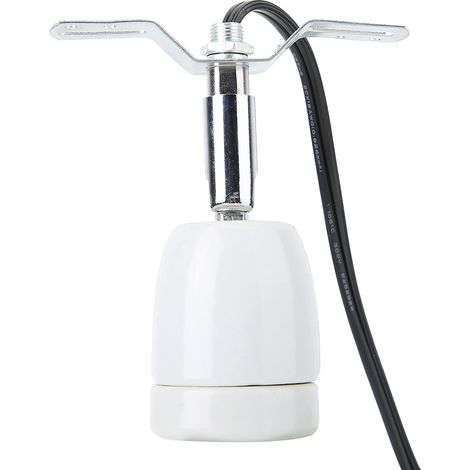 Support de Lampe Chauffante, E27 Rotatif pour Reptiles, Support de Douille de Base de Lampe Chauffante pour Lumière de Reptile, Compatible avec Les Radiateurs en Céramique (1/5)