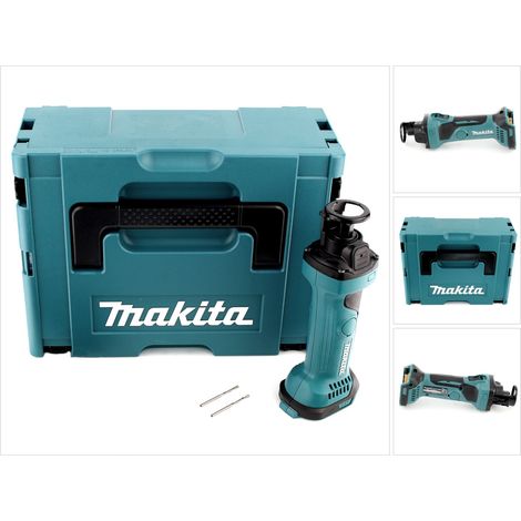 Makita – Affleureuse plaque de plâtre 18V – Moteur Brushless – Réglage de profondeur – Vitesse 30 000 tr/min – Pour découpes précises