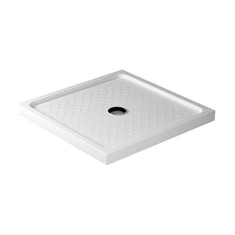 Duschwanne quadratisch 80x80x6 ceramica bianca