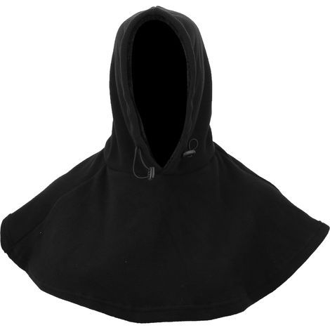 Cagoule cycliste polaire épaisse pour vélo, protection contre le froid - Noir (1/5)
