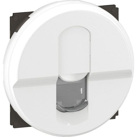 Legrand - Prise RJ45 Céliane blindée Catégorie 6 STP - Avec enjoliveur Blanc (1/2)