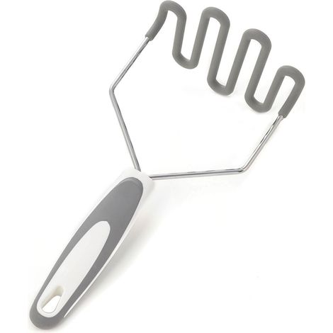 Masher à pomme de terre en acier inoxydable Presse de pomme de terre Smasher Smasher Durable Proof Kitchen Tool pour la maison Restaurant (1/4)