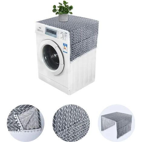 Housse pour lave-linge, housse anti-poussière pour réfrigérateur avec sac de rangement-AquaForge (1/5)