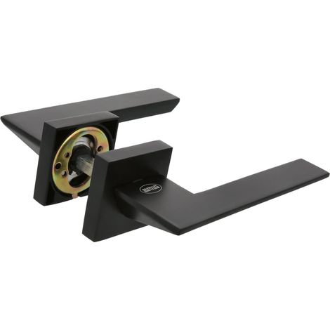 AMIG  Poignées sur rosace + rosace  ZAHORA  51 x 51 mm  Zamak  Noir mat (1/5)
