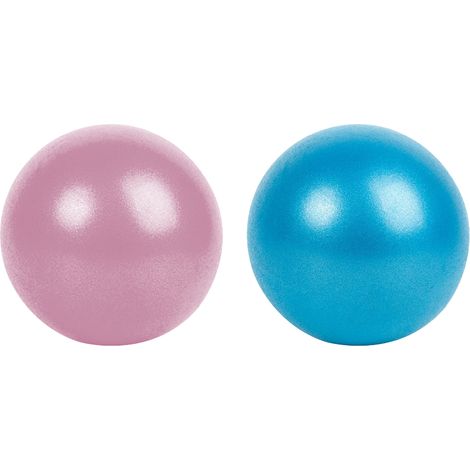 Lot de 2 ballons d'exercice yoga et Pilates, avec paille gonflable, pour renforcement musculaire et travail des muscles profonds (1/5)