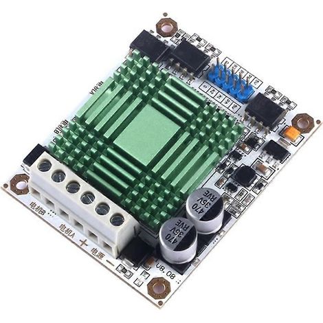 Module de commande de moteur CC à pont en H double canal haute puissance 12V-30V 60A pour voiture intelligente et robot - Contrôleur de vitesse (1/5)