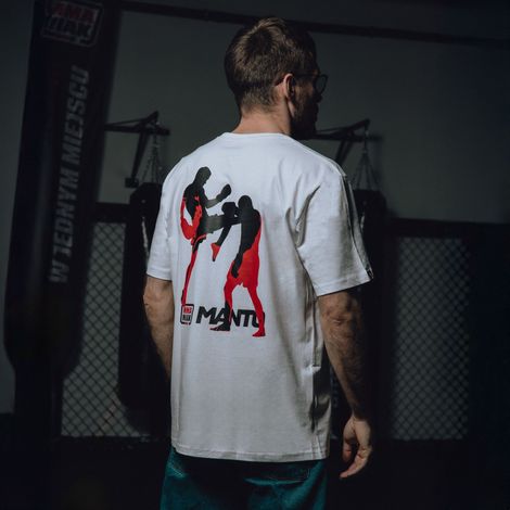 Limitierte Auflage: MMAniak x Manto T-Shirt, Weiß, XL