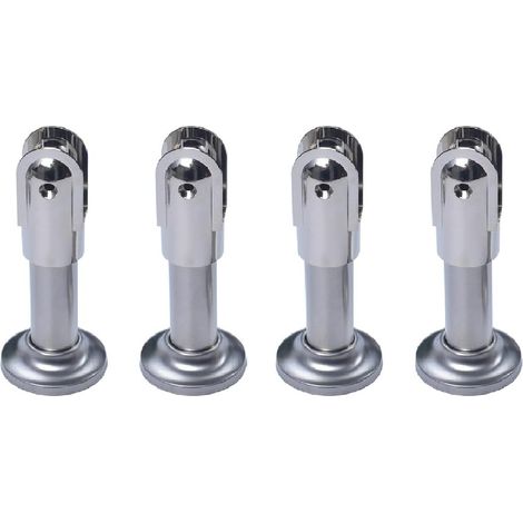 Set di 4 divisori per WC in acciaio inox per bagni pubblici (1/4)