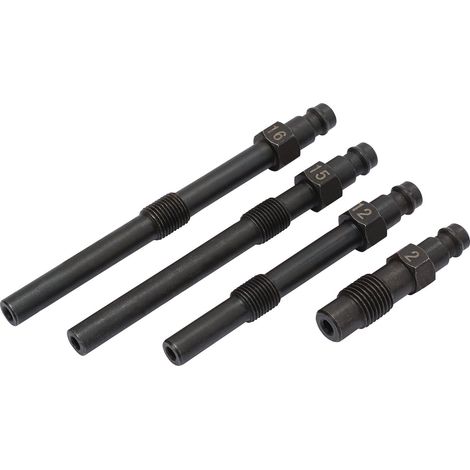 Draper 35887 Glow Plug and Compression Adaptor Kit – 4-Piece Set for Automotive and Engine Maintenance