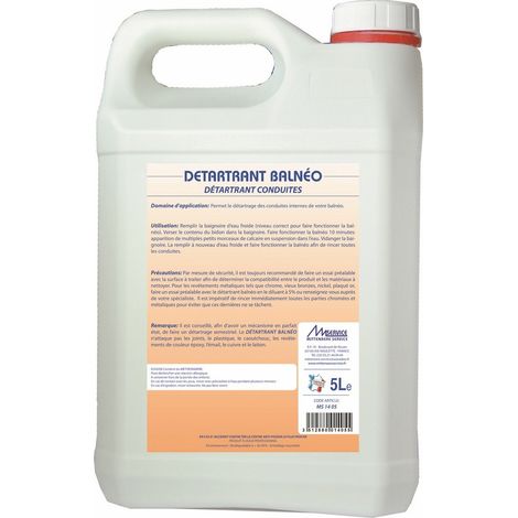 Détartrant pour baignoires "balnéo", 5 litres (1/2)