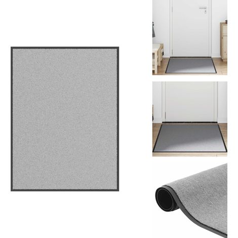 Paillasson Gris 80x120 cm - Paillasson - Paillasson De Porte - Paillasson De Bienvenue - Paillasson De Porte Extérieur (1/5)