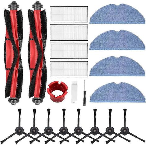 Pièces de rechange pour S7, S7+, S7 MaxV Plus : kit d'accessoires comprenant brosses principales, rouleaux, lingette et serpillière. (1/5)
