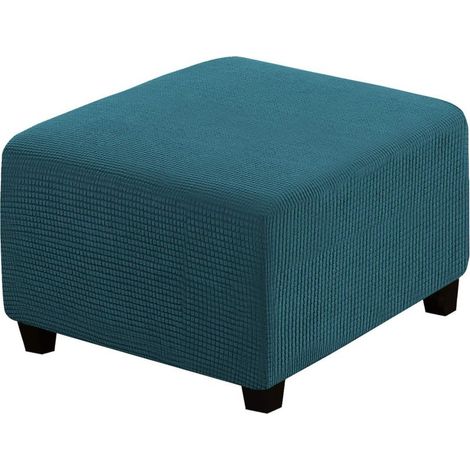 Housse de pouf extensible Housse de protection pour pouf Protecteur de pouf Housse de rangement pour pouf Protecteur de meubles Housse de protection Soft Rectangle avec ceinture élastique (1/5)