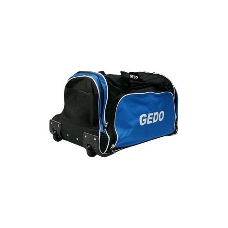 BOLSA DE DEPORTA GEDO MILAN TROLLEY 4 DEPARTAMENTOS RUEDAS COLOR NEGRO Y AZUL