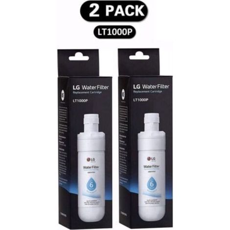 Lot de 2 filtres (LT1000P) Réfrigérateur, filtre à eau du réfrigérateur.. (1/3)