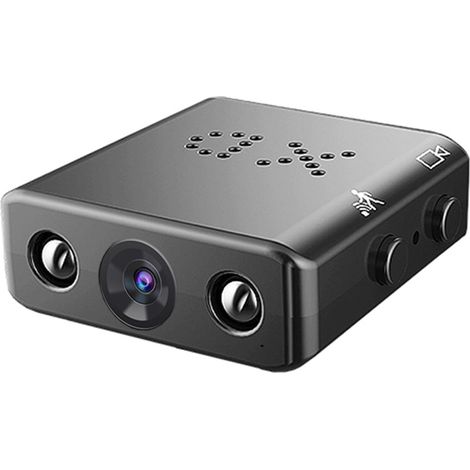 Lorddream 1080P HD Mini-Kamera, Infrarot-Nachtsicht, Bewegungserkennung, Micro Cam DV DVR, Schwarz (1/5)