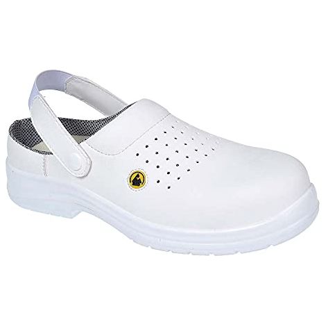 Scarpa di sicurezza ventilata in composito ESD Sb Ae Colore: Bianco Taglia 43 - Portwest