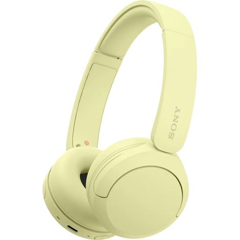 Sony WHCH520Y.CE7 écouteur/casque Sans fil Arceau Appels/Musique USB Type-C Bluetooth Jaune